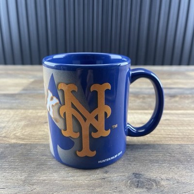 MLB New York Mets Logo Blue Orange Baseball Coffee Mug