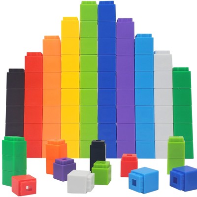 Math Manipulatives Counting Cubes, Educational Number Blocks, Classroom Toys