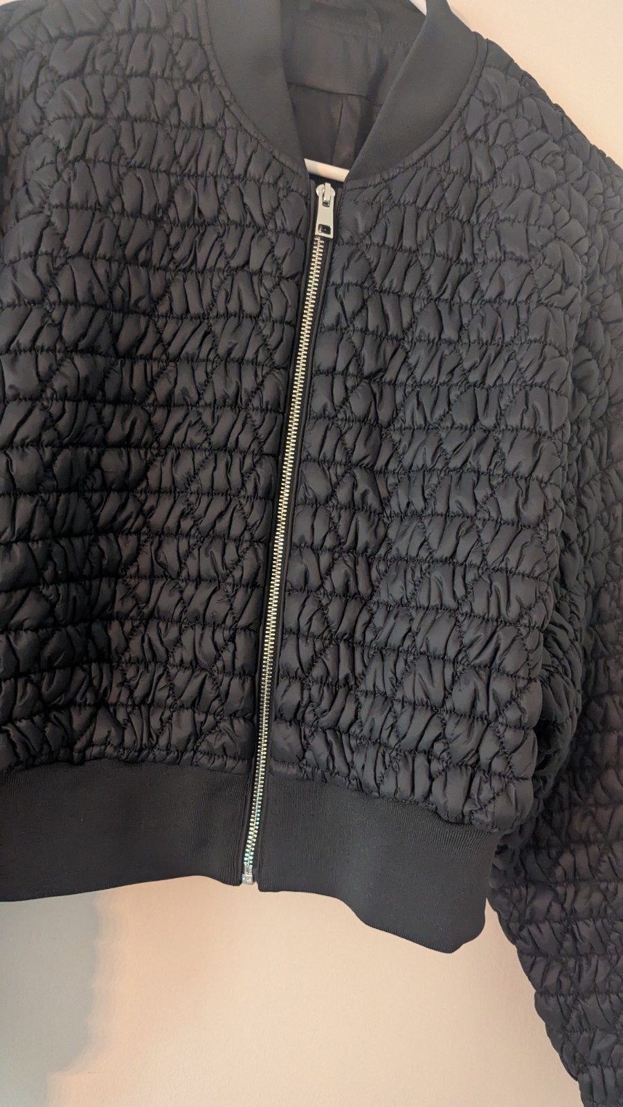 ALTRA STOCCOLMA ATELIER x & ALTRE STORIE giacca boxy trapuntata nera taglia media