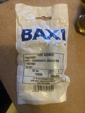 BAXI 24 28 40 COMBI COMPACT CONDENSATE DISCHARGE PIPE 710079501