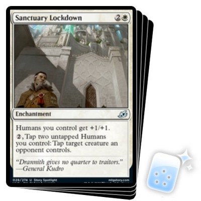 SANCTUARY LOCKDOWN X4 Ikoria IKO Magic MTG MINT CARD