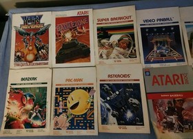 Atari 2600 System Bundle with Console, 24 Games, Joystick, Paddles, and More LOT