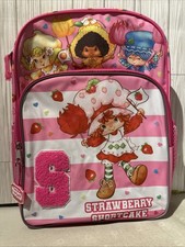Strawberry Shortcake Bookbag/MEASUREMENTS IN PICTURES