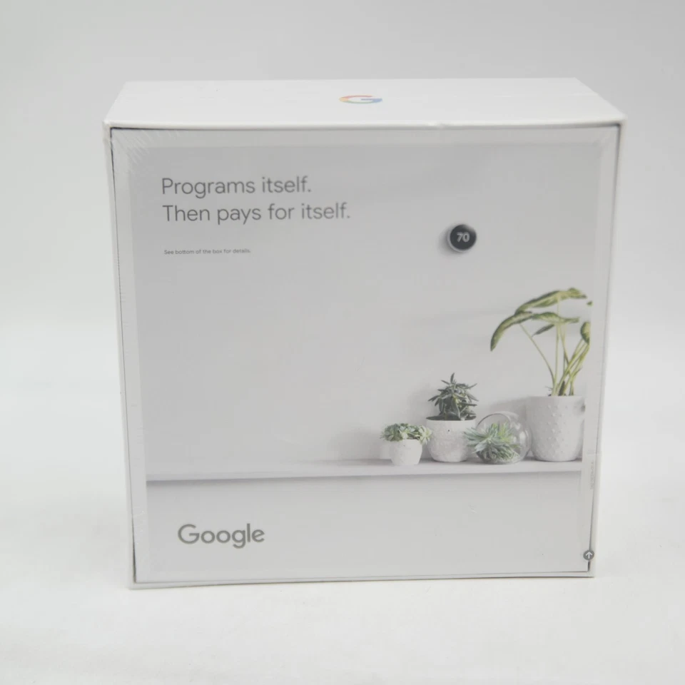 Google Nest Learning Thermostat - Smart Wi-Fi Thermostat - Mirror Black A0013 - Image 3 of 4