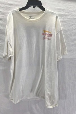 In N Out Burger California XL White Double Sided T-Shirt 