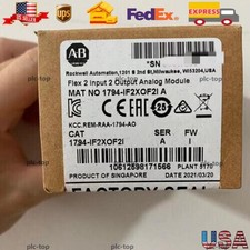 Allen-Bradley 1794-IF2XOF2I SER A FIex 2 lnpnt 2 Output Analog Module