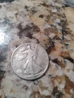 1945 Walking Liberty Silver Half Dollar 90% silver