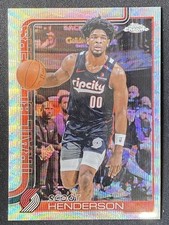 Scoot Henderson 2025-26 Topps Chrome Wave Refractor Base #166