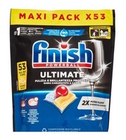 Finish Powerball Ultimate 53 Capsule Limone Per Lavastoviglie Pulizia Profonda