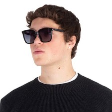 Polaroid Polairzed Grey Shaded Square Unisex Sunglasses PLD 6163/F/S 0807/WJ 64