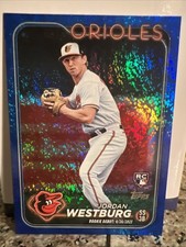 Jordan Westburg 2024 Topps Update US125 Blue Holo Foil #/999 Orioles RC SP