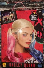 COSPLAY SUICIDE SQUAD HARLEY QUINN ADULT WIG DELUXE QUALITY 100 WASHABLE NISB