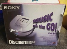 Rare Vintage Sony Discman D-E805 Box 1990s BOX ONLY Original
