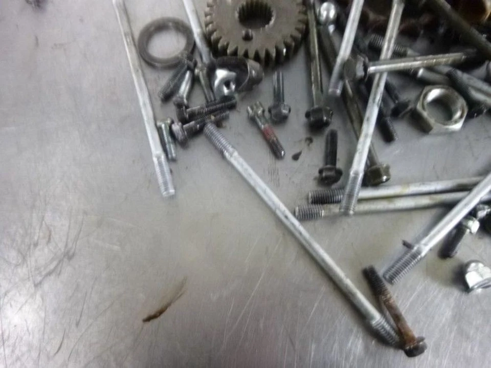 89 Kawasaki ZX6 Engine Motor Bolt Hardware Etc Kit - Image 2 of 4