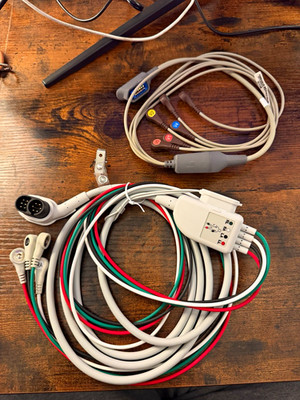 ZOLL ECG/EKG Patient Cable 12-Lead Snap 6-Pin REF 8300-0803-01