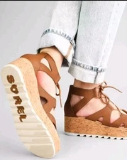 Sorel | Cameron Platform Leather Sandal Women's Size 9