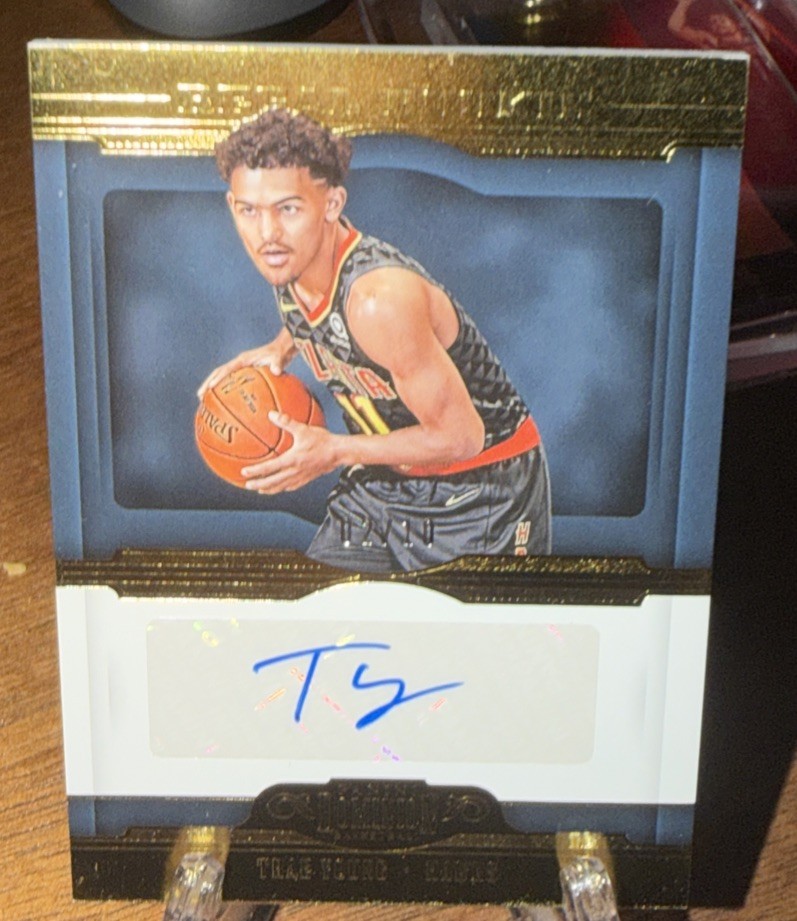 Trae Young 2018-19 Panini Dominion Regal Rookie Auto /10 RARE!  Check Comps!