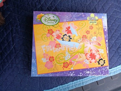 Mega Puzzles A24081LP ''FLITTERIFFIC'' Disney Fairies 200 Pc Puzzle New Sealed