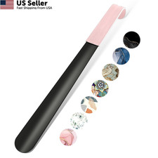 Gukeniu 16.5 Inch Long Handle Shoe Horn for 16.23 x 2.03 x 1.53 inches, Pink