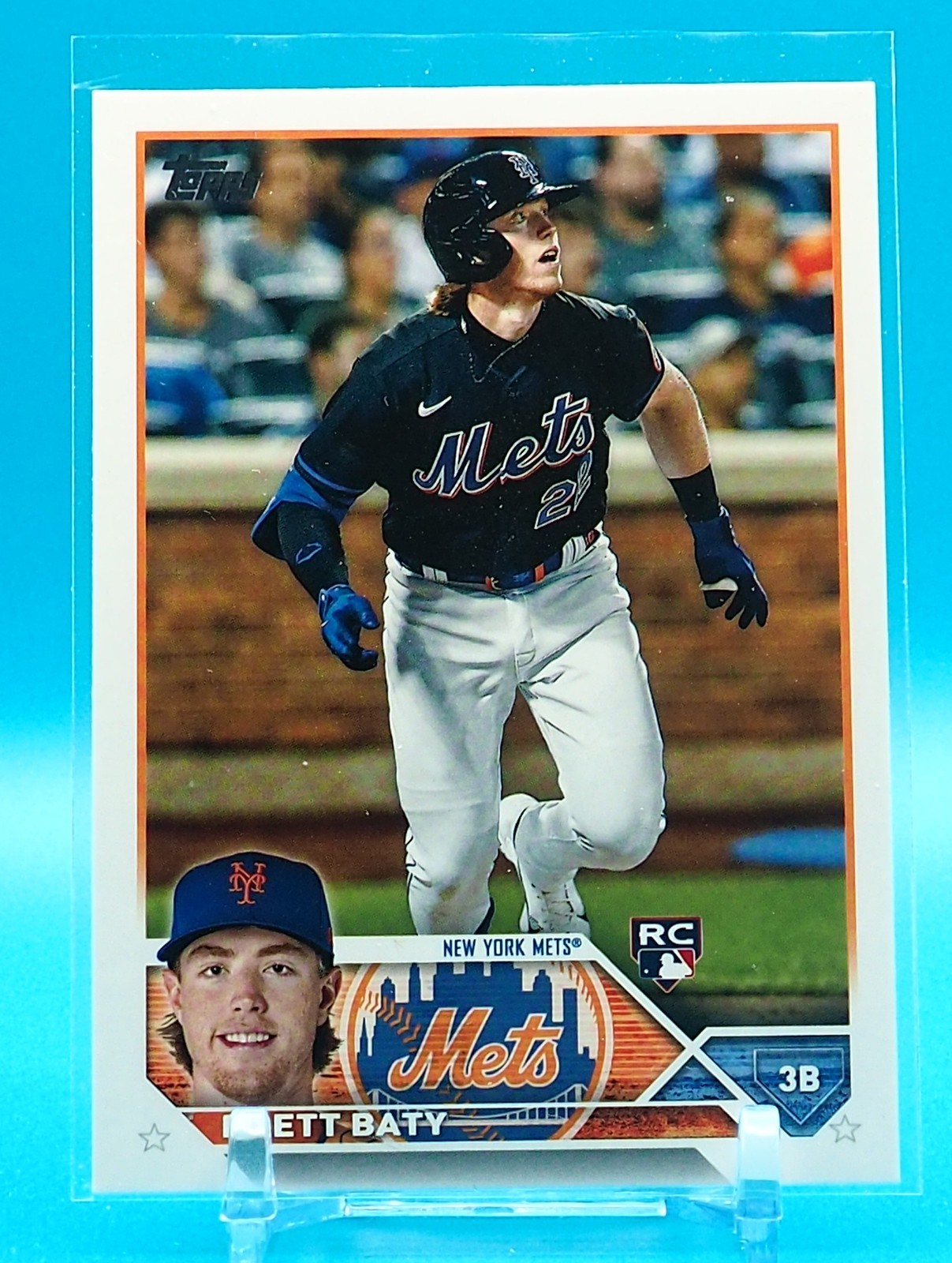 2023 Topps Series 1 Brett Baty #89 Rookie New York Mets