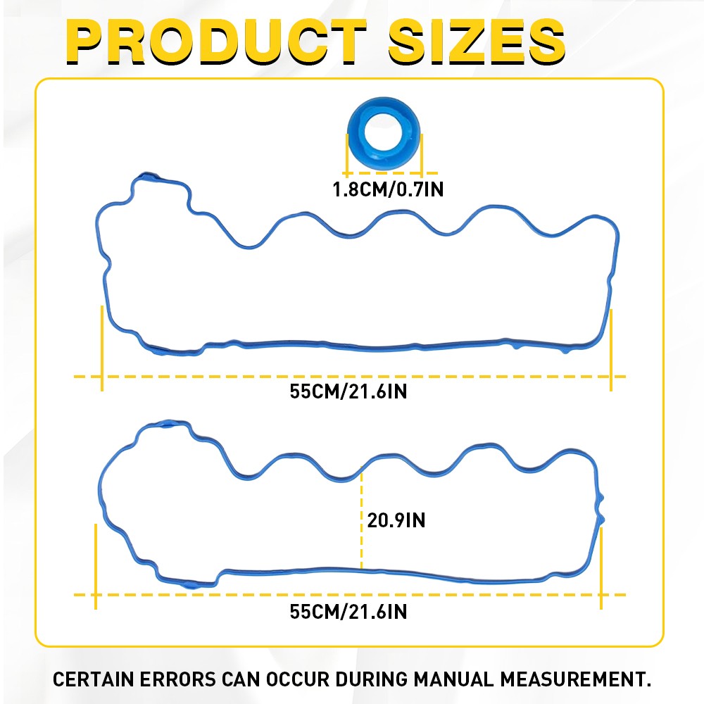 AVC1134S Valve Cover Gaskets W/ Grommets Kit For 2007 AVANTI AVANTI 4.6L 281CID