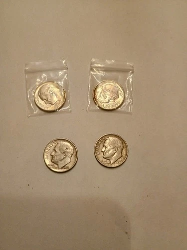 1950's Roosevelt SilverDime - Circulated Condition - 90% Silver