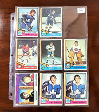 1974-75 Topps Hockey Cards (12) Lanny McDonald, Marcel Dionne, Flyers Cup, more