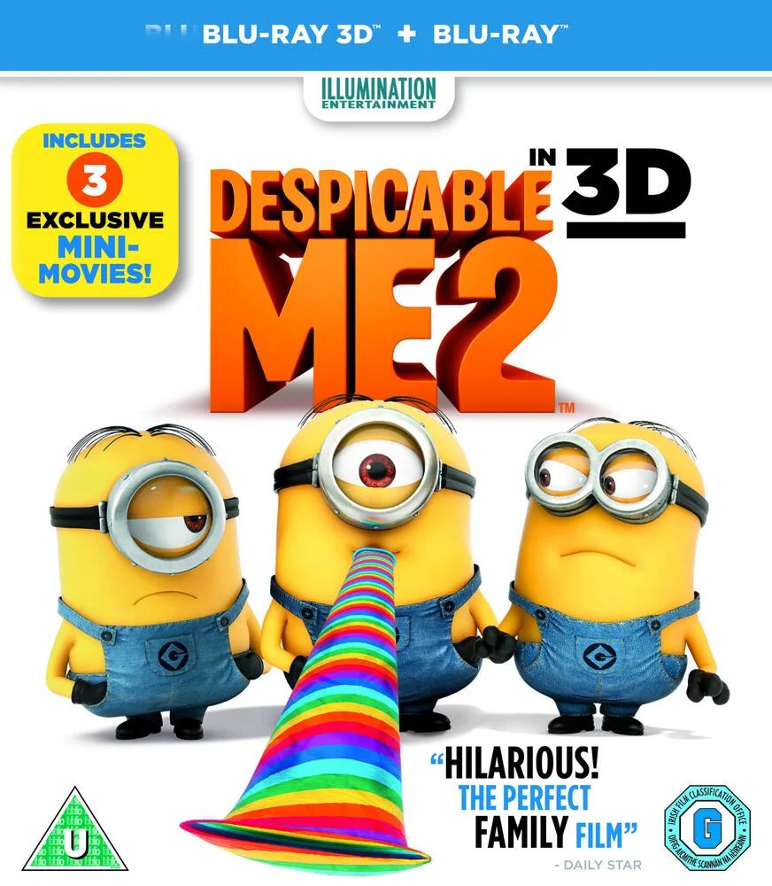 Despicable Me 2 3D+2D Blu-Ray