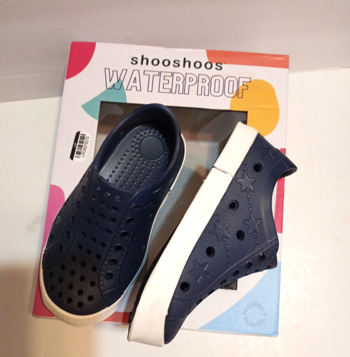 ShooShoos Waterproof Navy Blue Toddler Kid Shoe Size US NIB