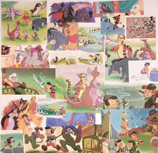 Scrapbook Craft Junk Journal Lot Disney Aladdin Winnie the Pooh Pinocchio Vtg