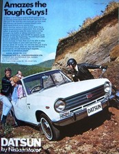 Nissan 'Datsun 1000' 1969 Car Advert (523E) Original Auto Print Ad