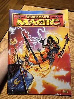 1996 Warhammer Magic Spell & Rule Book Game Workshop Rick Priestley EUC 105035