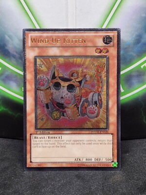 Yu-Gi-Oh! Carta Wind-Up Kitten - PHSW-EN026 - Photon Shockwave - 1st Edition - Ultimate Rare