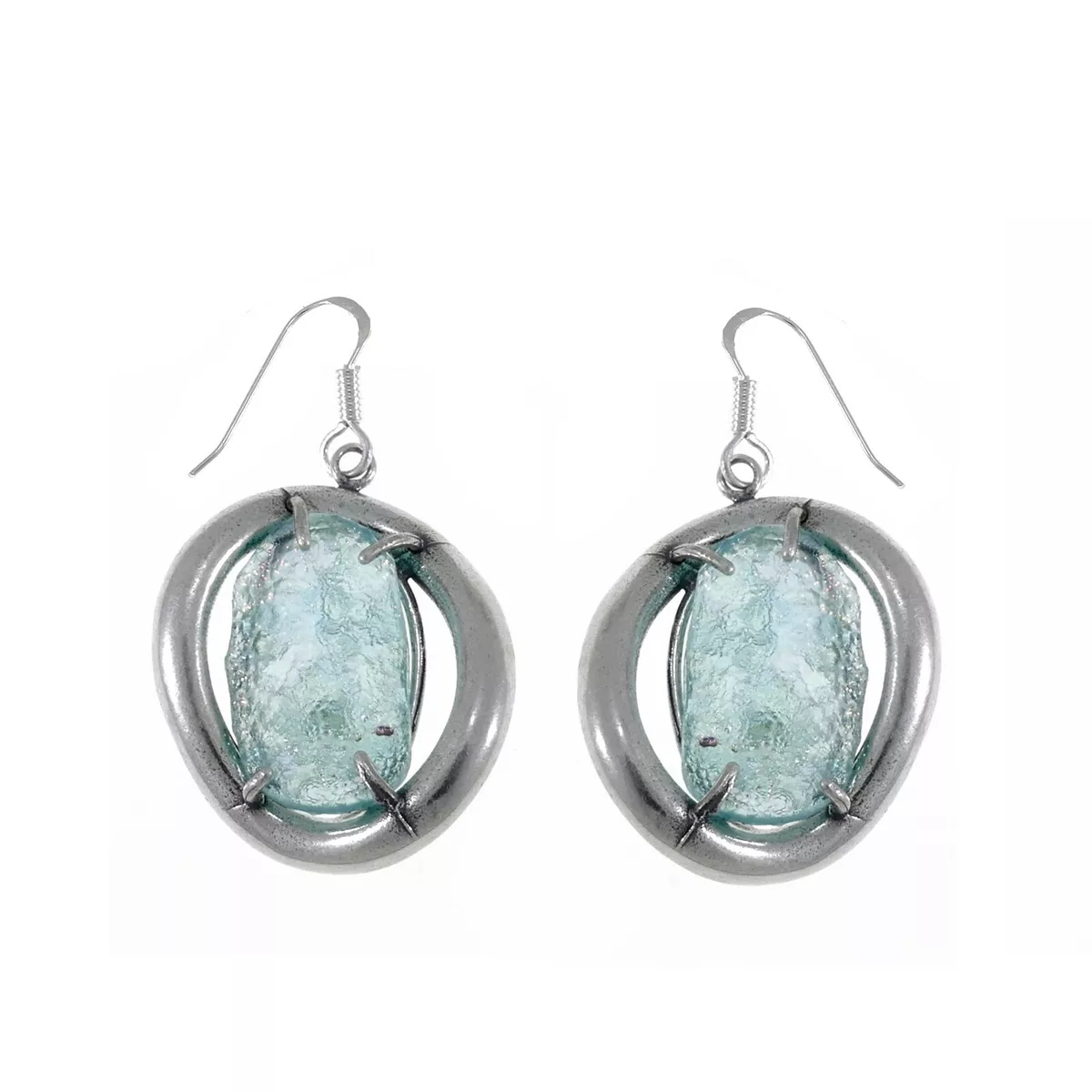 Roman clearance glass earrings