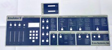 WORLD'S BEST Full Set E-mu Emulator II Replacement Main Control Panel Overlays