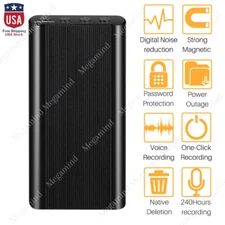 240 Hr Spy Mini MP3 Digital Voice Activated Recorder 16GB Audio Recording Device