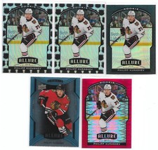 2020-21 UD Allure Hockey Rookie SP/Shield/Red Rainbow Philipp Kurashev Lot Of 5