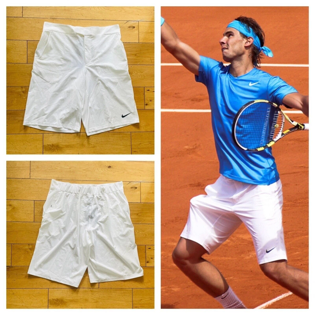 Nike Rafa Nadal 2011 French Open Men's Tennis Shorts 404677-100 Size L