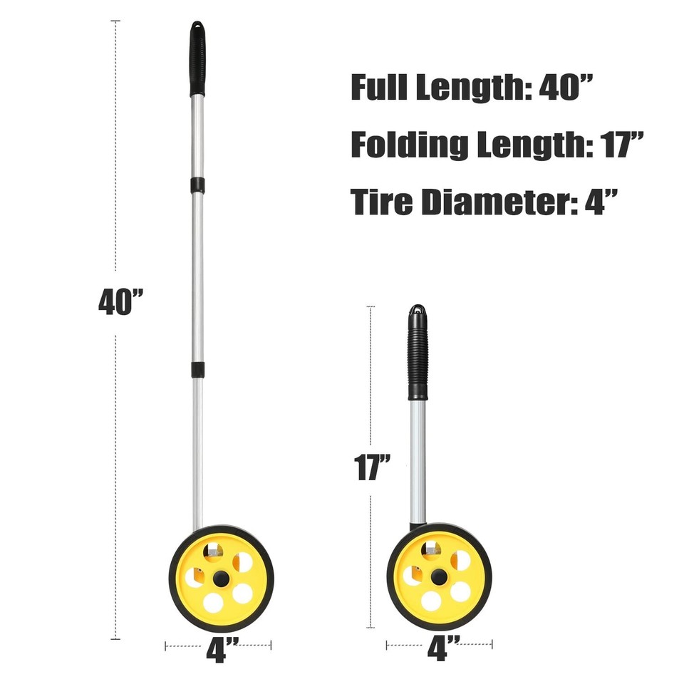 Zozen Measuring Wheel, 4Inch Measure Wheel Scalable Length, Measuring Whee... eBay