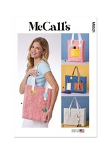 McCall's SEWING PATTERN M8521 To Make Lined Tote Bags Free Tracked Postage