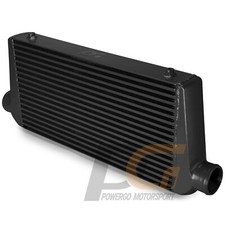 Universal Turbo Intercooler 31x12x3 In. Black Fits Camaro Mustang Supra 350z S13