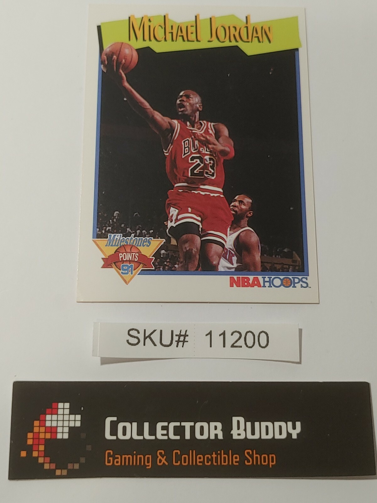 Michael Jordan 1991-92 NBA Hoops #317 Milestone Basketball SKU#11200