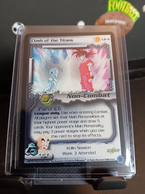 DBZ Dragon Ball Z FOIL Clash Of The Titans L2-4 CCG Limited Krillin 