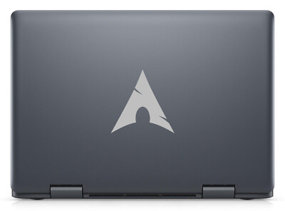 Arch Linux Laptop Decal in Multiple Colors and Sizes