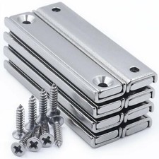 Lot de 8 aimants en n odyme solides avec al sage de comptoir avec vis de montage