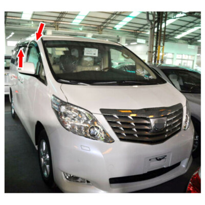For Toyota Alphard Vellfire 2009-2014 AH20 Window Visor Guard Weather Shield x4