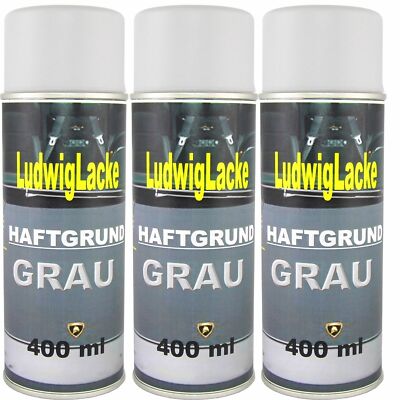 3 in 1 Haftgrund Grau 3 x 400ml Rostschutz Füller Filler
