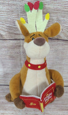 Russ Berrie Plush Christmas Reindeer Stuffed Animal Jingle Bell 5" 2019
