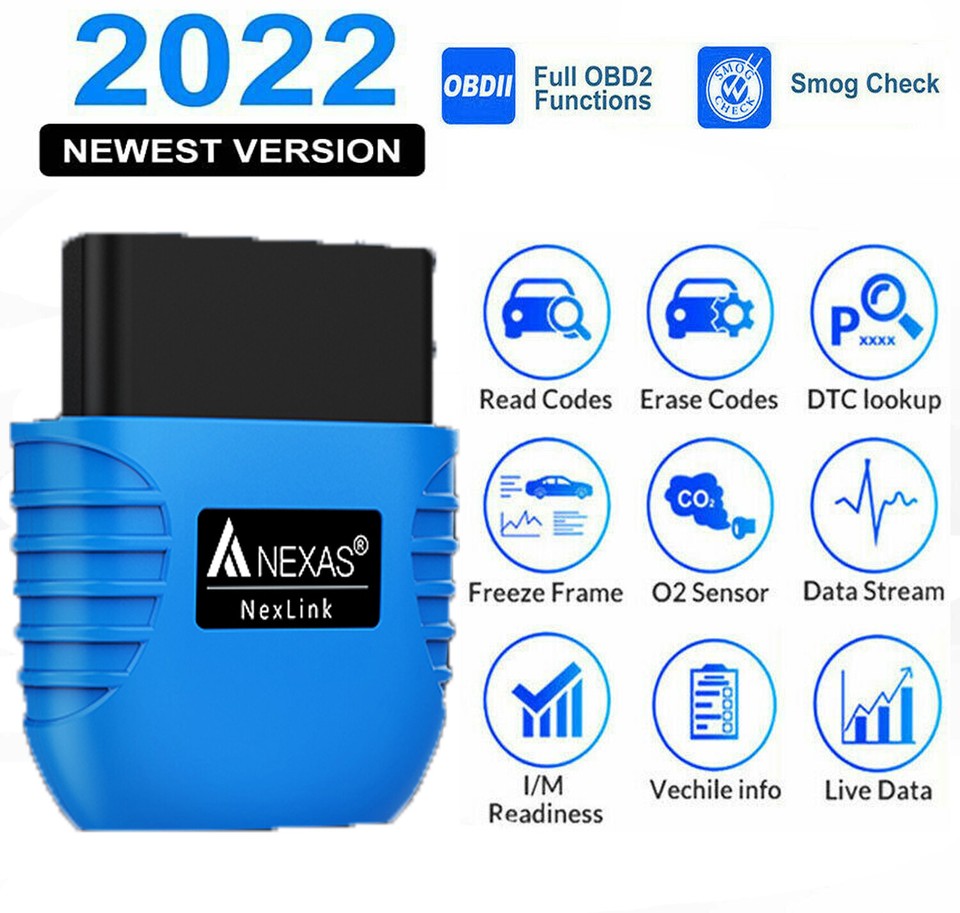 NEXAS NexLink Car Motorcycles Bluetooth OBD2 Scann Check Engine ...