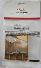 Fender Guitar Gold Vintage 3 saddle Telecaster Bridge 0990806200 MADE IN THE USA